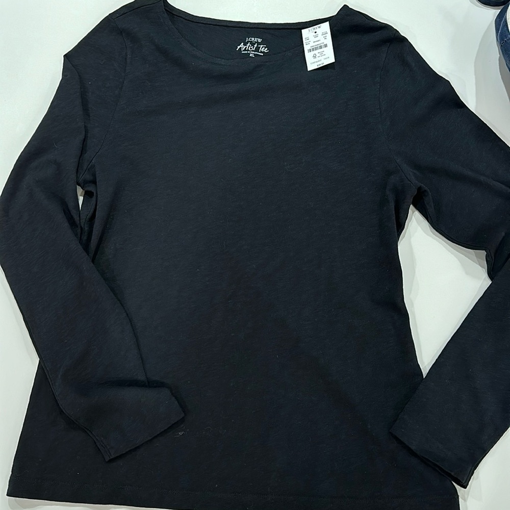 J Crew Cotton Artist Long-sleeve Tee NWT